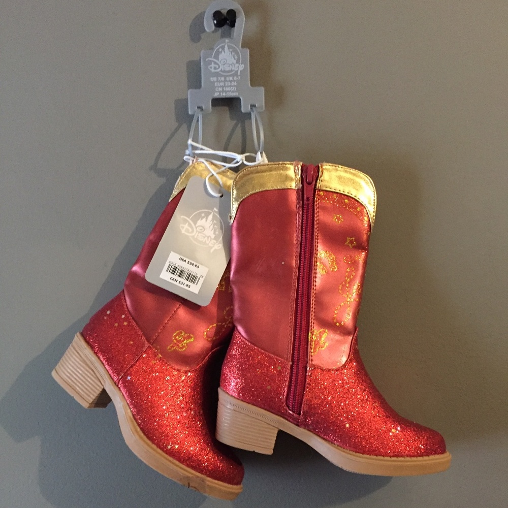 Disney Cowgirl Jessie Glitter 7/8 Boots